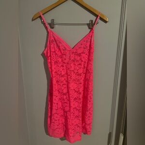 Victorias secrets Lace Dress xl Pink